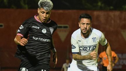 Pérez sumó sus primeros minutos como titular en Los Andes.