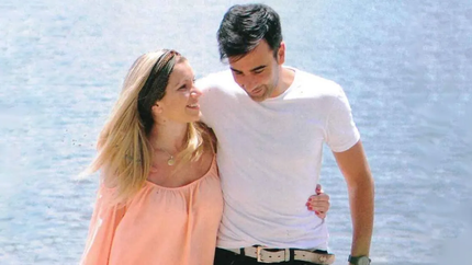 Laurita Fernández y Federico Hoppe, en otros tiempos.&nbsp;