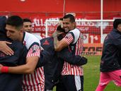 Daniel Franco, eufórico por el triunfo de Los Andes. Daniel Franco, eufórico por el triunfo de Los Andes.