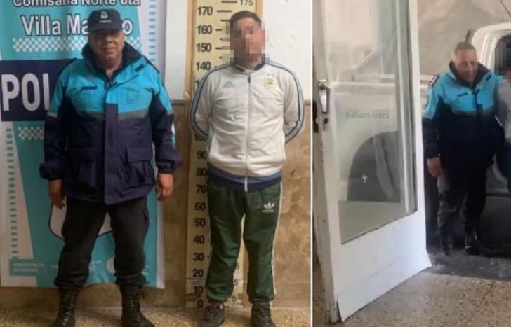 El conductor terminó esposado en la Comisaría.