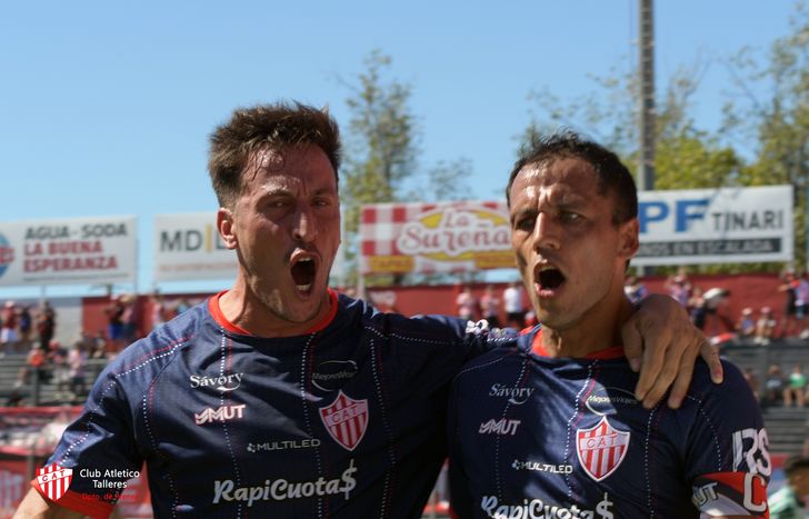 Colombini y Enrique, los goleadores de Talleres de Escalada.
