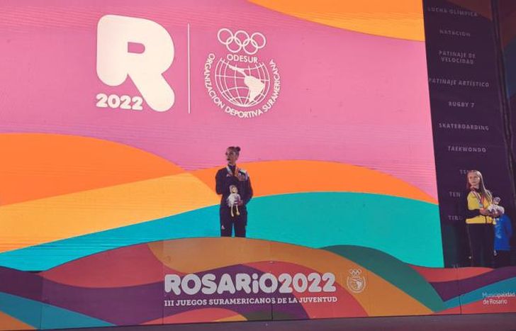 En lo más alto del podio.