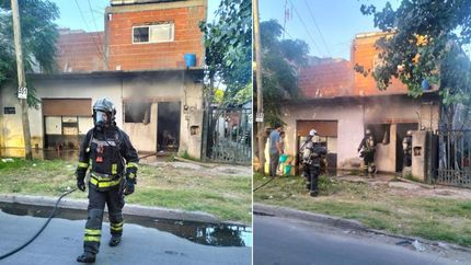 Trabajó una dotación compuesta por seis bomberos.