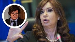Cristina Kirchner chicanéo a Javier Milei con sus seguidores.