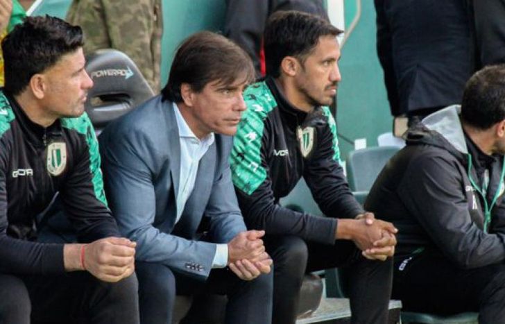 Javier Sanguinetti celebró el triunfo ante Central Córdoba.