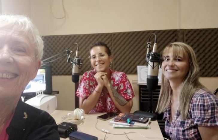 Stella, feliz de poder concientizar a los vecinos sobre el tema.