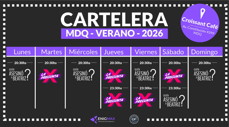 Teatro inmersivo en Mar del Plata: la agenda. 