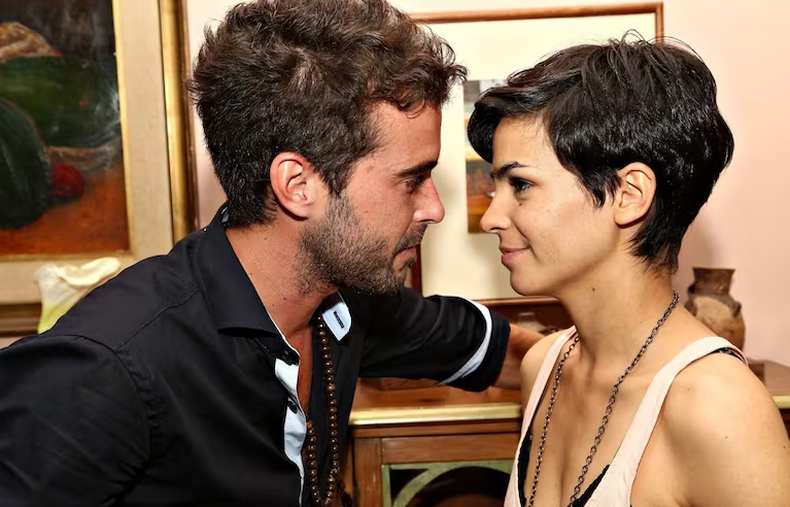 Agustina Cherri y Nicolás Cabré, en otros tiempos. 