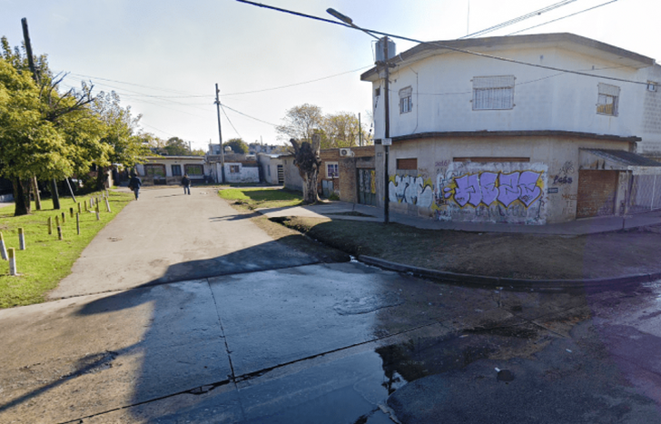 La esquina de Sarratea y 1 de Mayo donde ocurrió todo.
