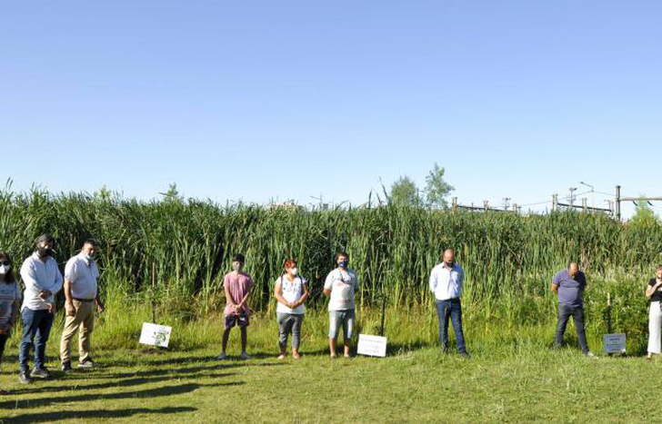 El último homenaje se realizó en el Parque Finky de Turdera.
