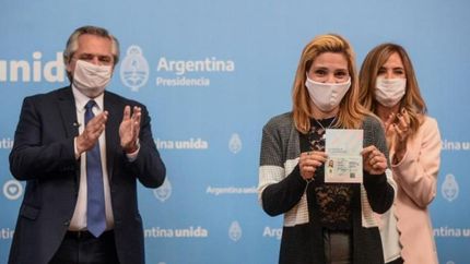 Fernández encabezó un acto.