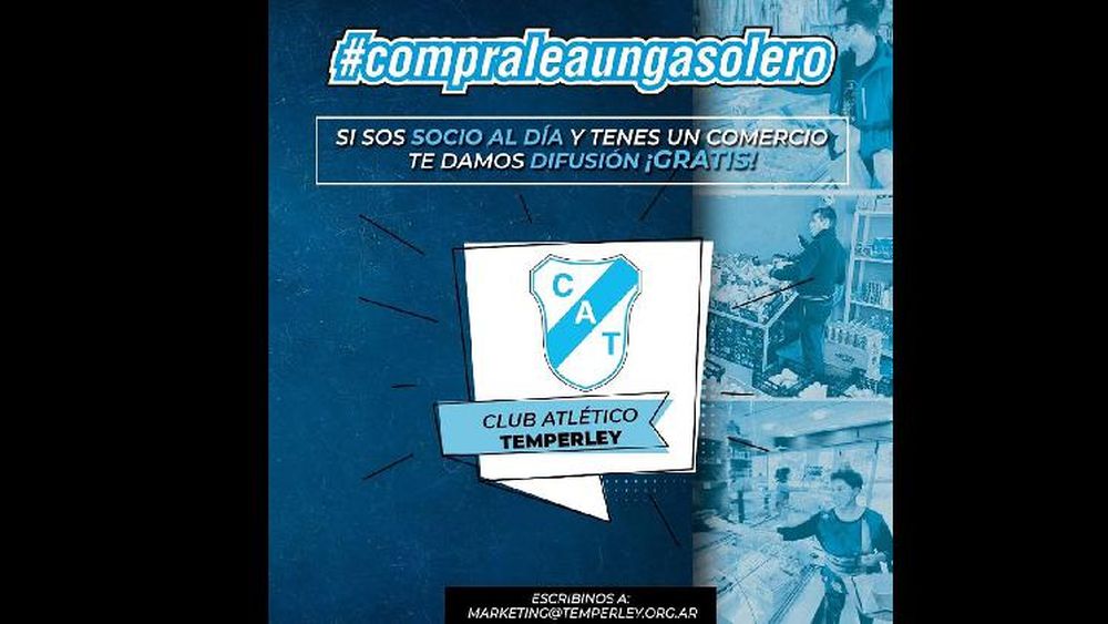 “Comprale a un Gasolero”, la campaña del Club Temperley para impulsar el comercio