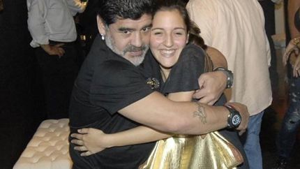 Diego y Jana Maradona.