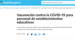 La web para registrarse.
