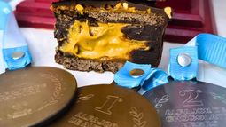 El alfajor ganador que obtuvo el primer puesto es de Temperley y tiene crema de caramelo salado y praliné de almendras.&nbsp;