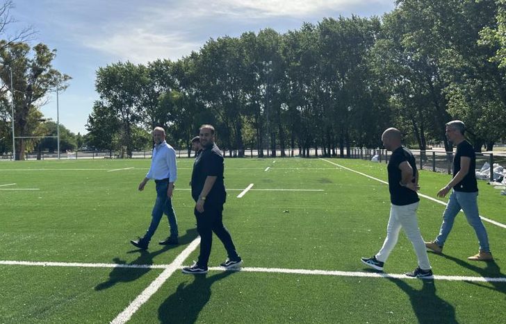 Insaurralde recorrió el campo de juego.