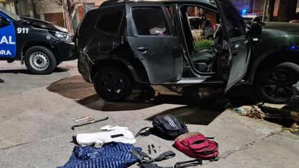 Se incautaron varias herramientas y un arma de fuego.