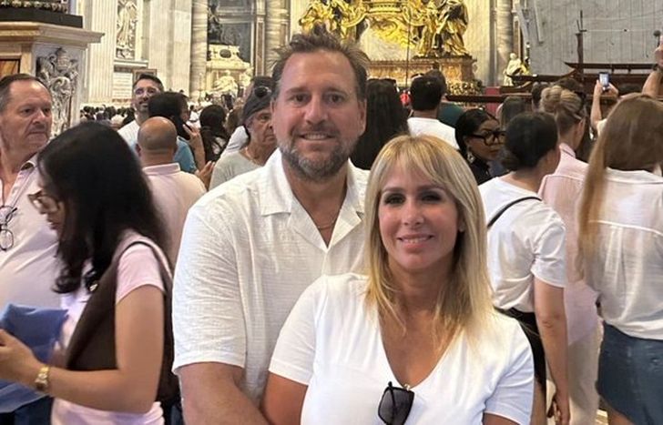Sebastián Cobelli y Fernanda Vives en el Vaticano.&nbsp;
