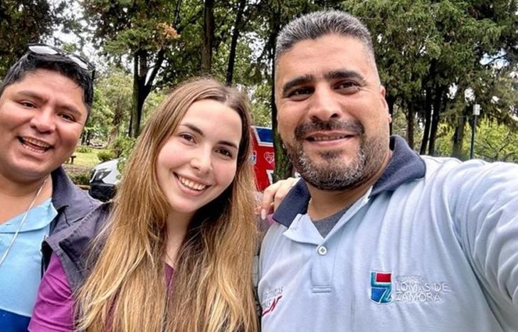 Parte del equipo de Emergencias Lomas que intervino en el operativo.