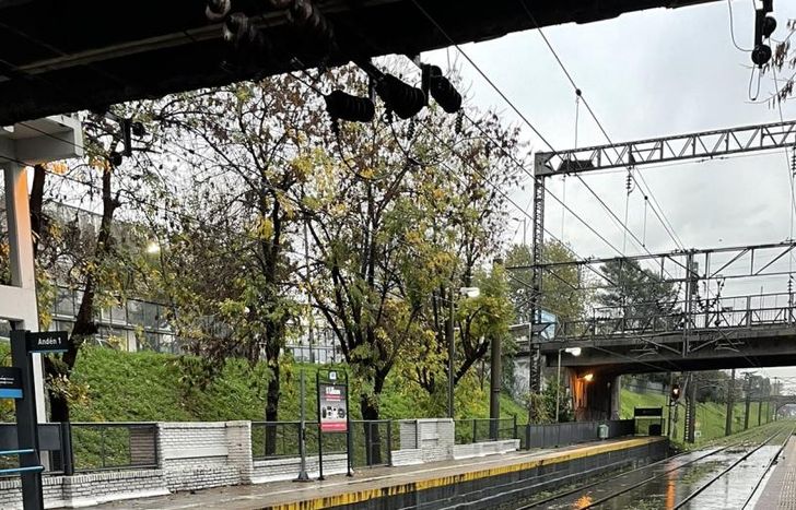 Hubo complicaciones en la estación de Turdera.