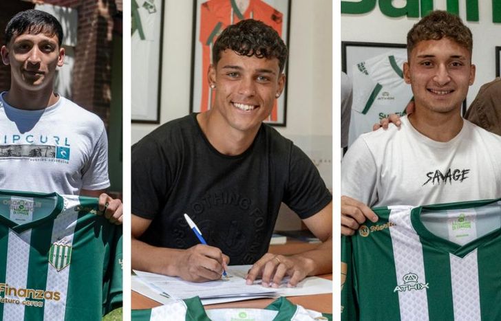Tres nuevos juveniles de Banfield firmaron su contrato.