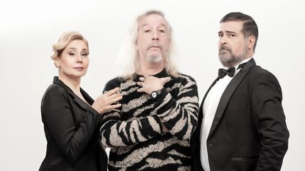 Diego Capusotto, con Andrea Politti y Rafael Spregelburd.