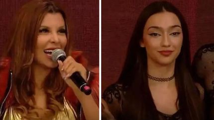 Se cruzaron Charlotte Caniggia y Juli Castro.