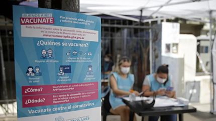 Posta de vacunación.