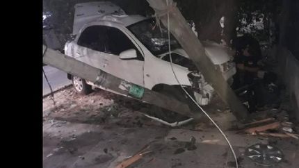 Fiorito: asaltaron, se fugaron y chocaron