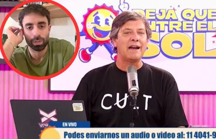 Hizo referencia al relato del hijo del humorista.