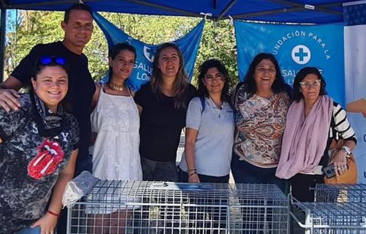 También colaboraron con el Hospital de Mascotas de Lomas.