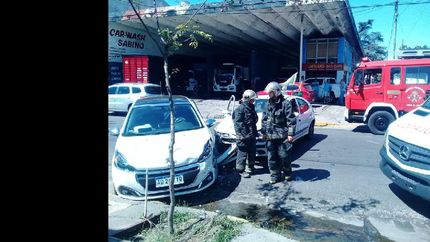 Hubo una colisión con heridos leves de Llavallol.