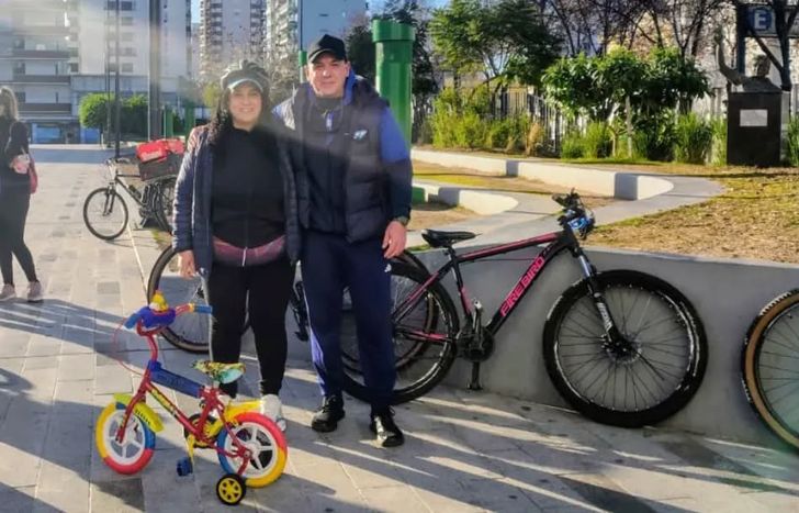 Gabriela Gamarra fue quien ideó este gesto solidario al que se sumaron muchos vecinos.&nbsp;