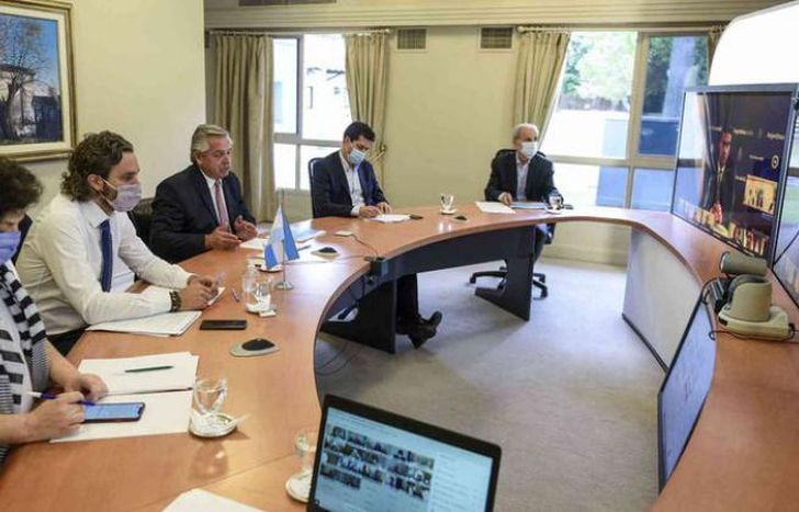 Alberto Fernández, preocupado por los casos de Coronavirus.