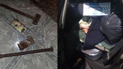 detuvieron a siete personas que desvalijaban una casa en centenario