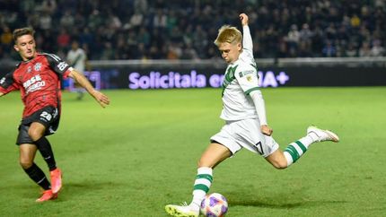 Souto disputó su segundo partido como titular en Banfield.