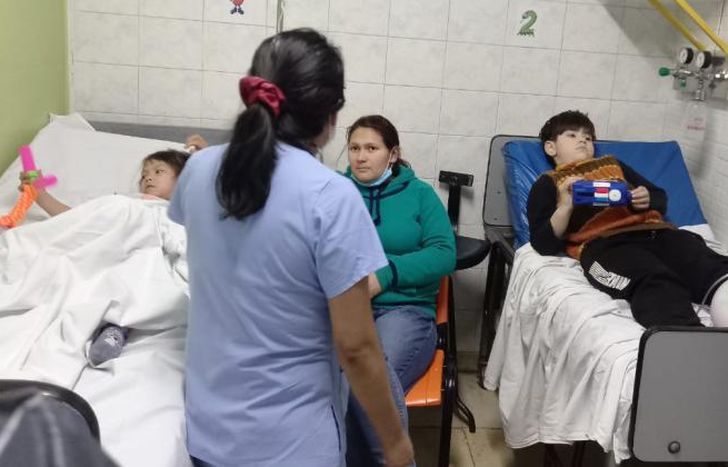 Entregaron juguetes en el área de pediatría.