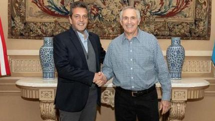 Sergio Massa se reunió con el embajador Marc Stanley.