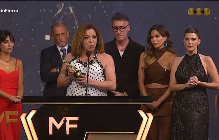 Lizy Tagliani, en los Martín Fierro.&nbsp;