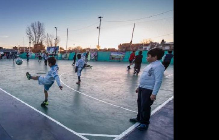 Un espacio para las prácticas de grandes y chicos.