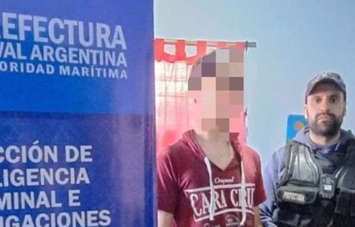 Tras un alerta del FBI, el joven fue detenido en Temperley.