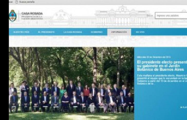 web casa rosada