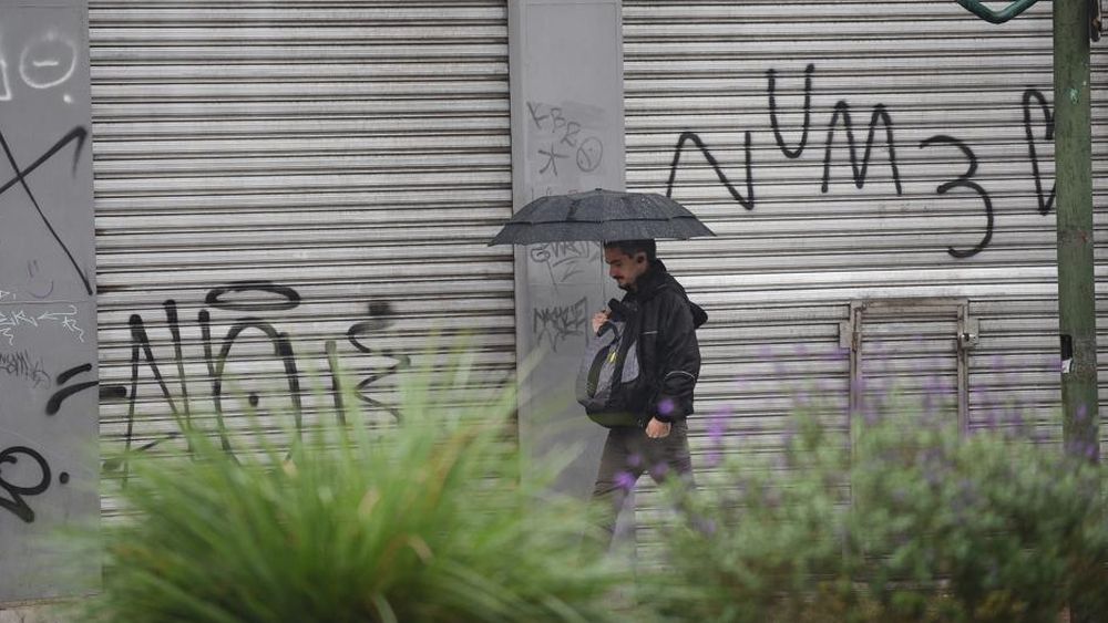 Un arranque de semana lluvioso.