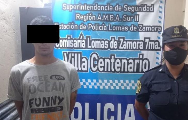 Peluche fue detenido en Echeverría.
