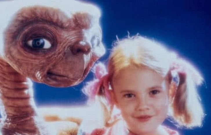 E.T. y Drew Barrymore.