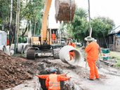 Son obras fundamentales para mejorar el drenaje en las localidades de Lomas. Son obras fundamentales para mejorar el drenaje en las localidades de Lomas.