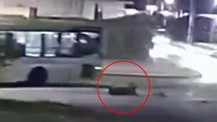 El hecho quedó filmado.