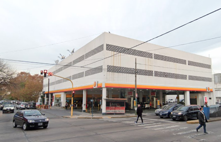 Una zona muy transitada de la ciudad.