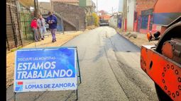 Lomas: avanzan las obras de urbanización en el Barrio La Cava de Fiorito