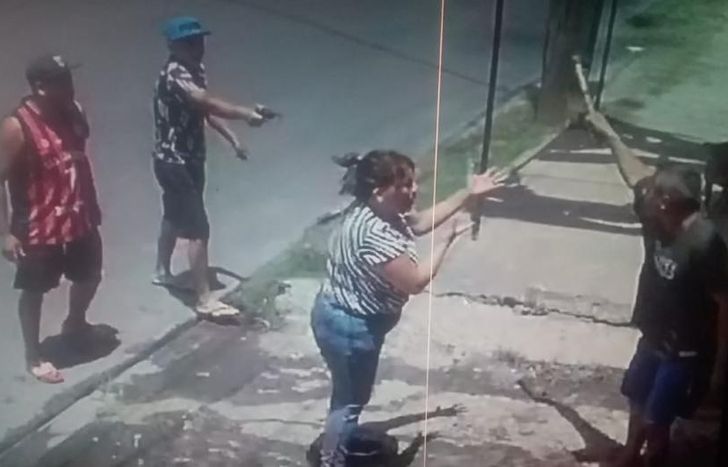 Imágenes del ataque.